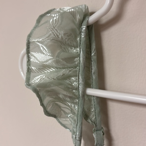 Lulu’s Pale Sage Tiered Corset Evening Gown - Picture 4 of 12